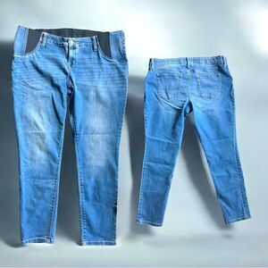 Isabel Maternity Jeans l Side Panel l 14/32R l EUC